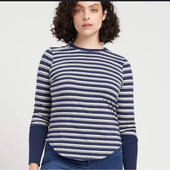 Universal Standard - Long Sleeve Rhine - Color Block - XS - Picture 1 of 3